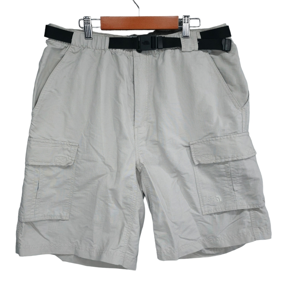 The North Face Paramount Trail Hiking Camp Nylon Shorts Tan Khaki Men’s Large 32